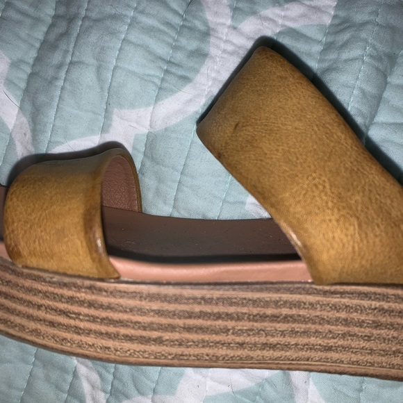 Double Strap Leather Espadrille Size 8 - Picture 6 of 9